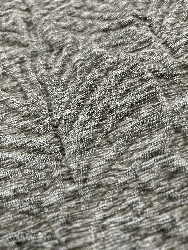 Bladblomma chenille hemtextil tyg filtserie